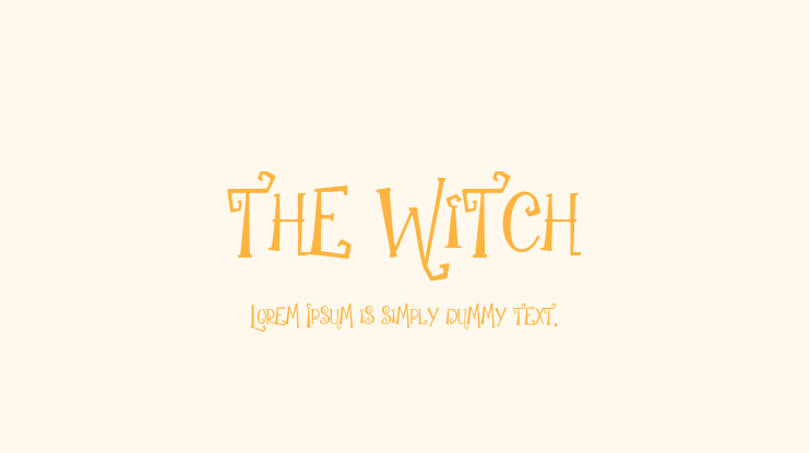 the Witch Font