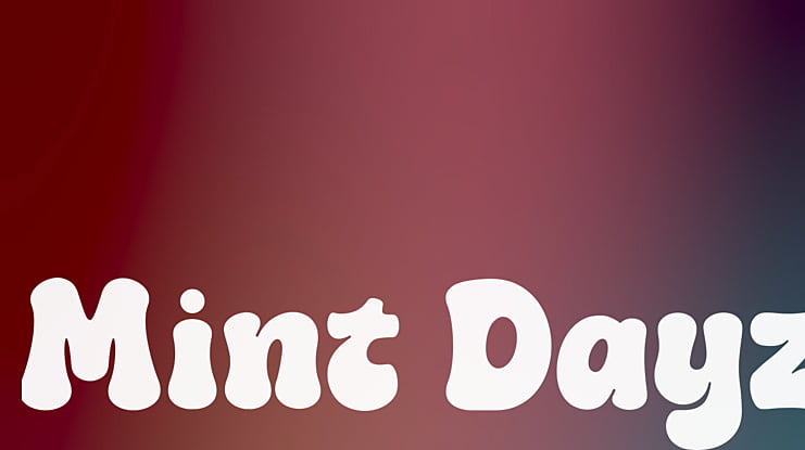 Mint Dayz Font