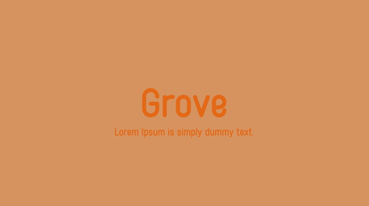 Grove Font