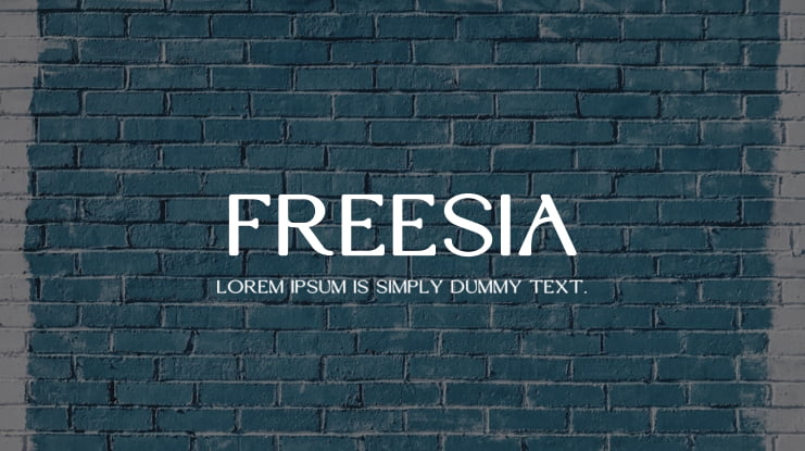 Freesia Font