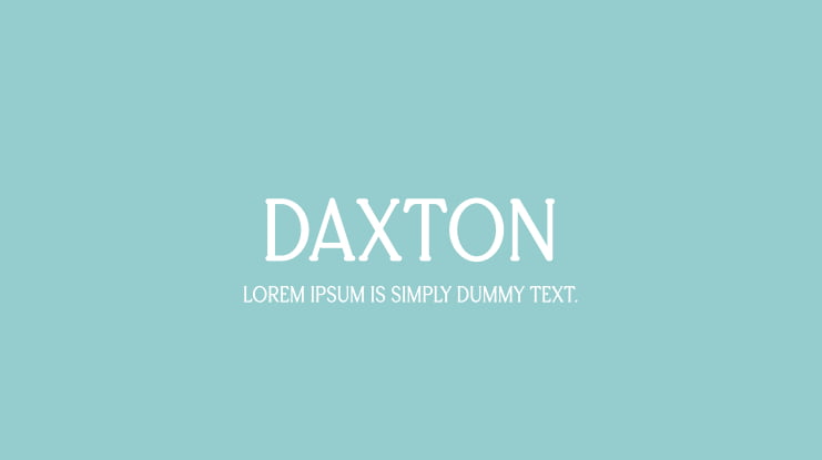 Daxton Font