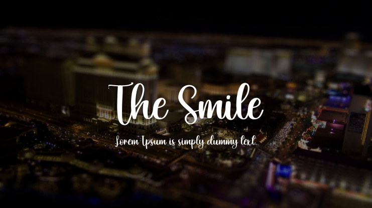 The Smile Font