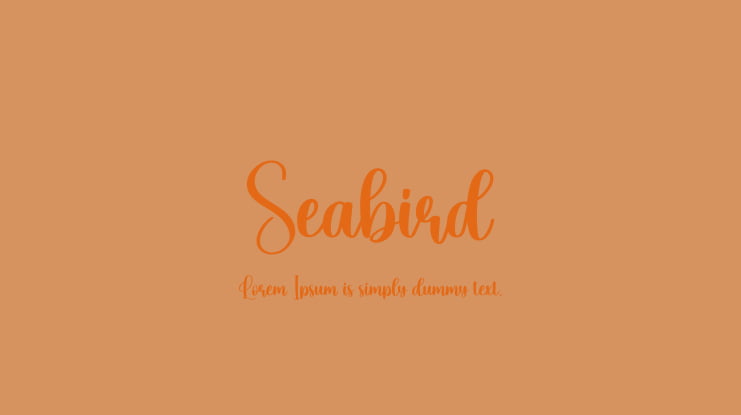 Seabird Font