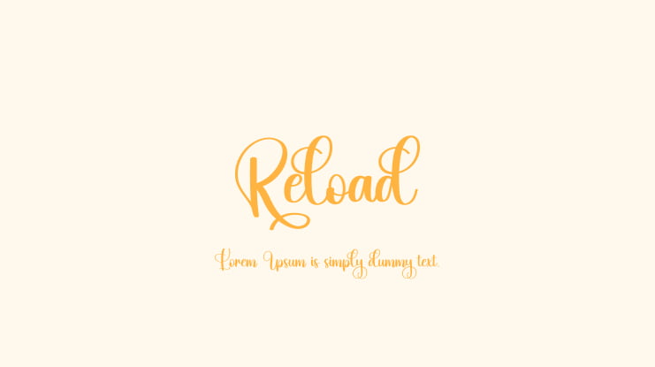 Reload Font