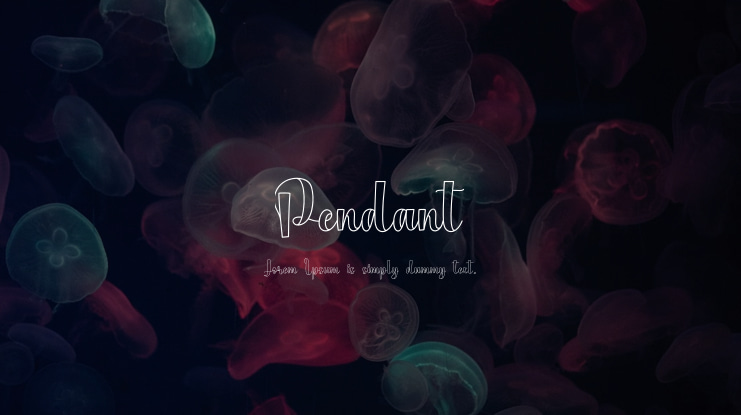 Pendant Font