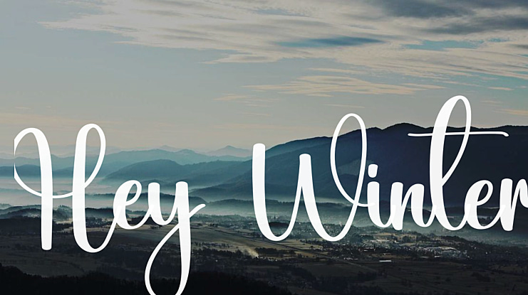 Hey Winter Font