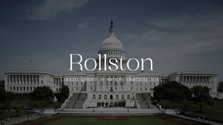 Rollston Font