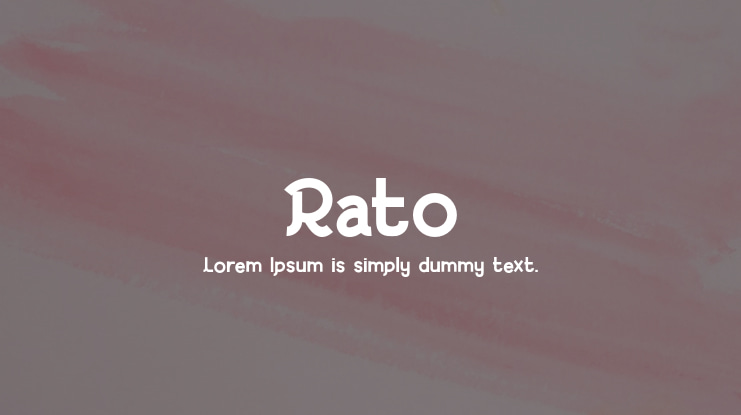 Rato Font