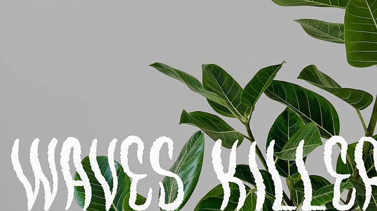 Waves Killer Font