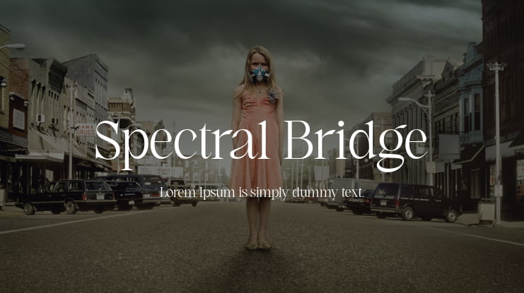 Spectral Bridge Font