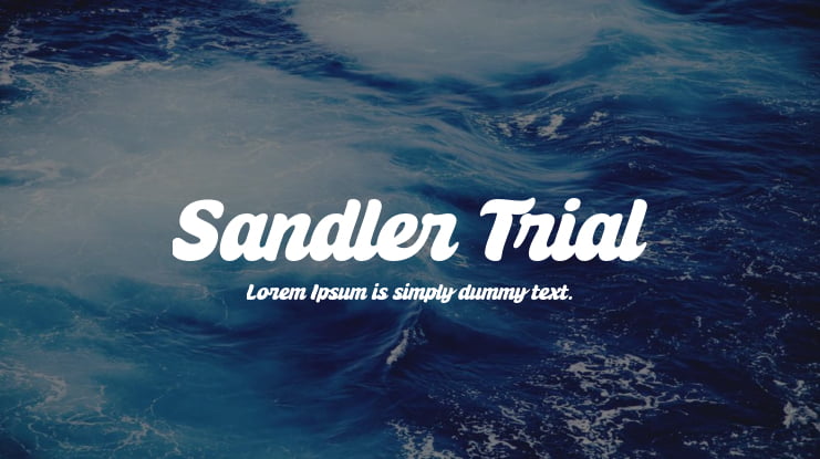 Sandler Trial Font