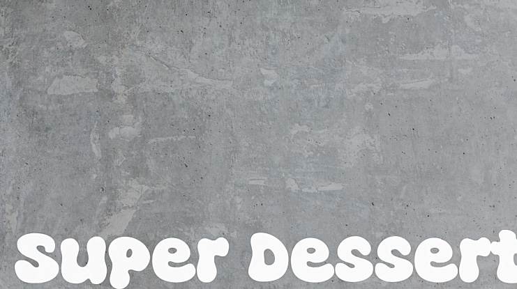 Super Dessert Font