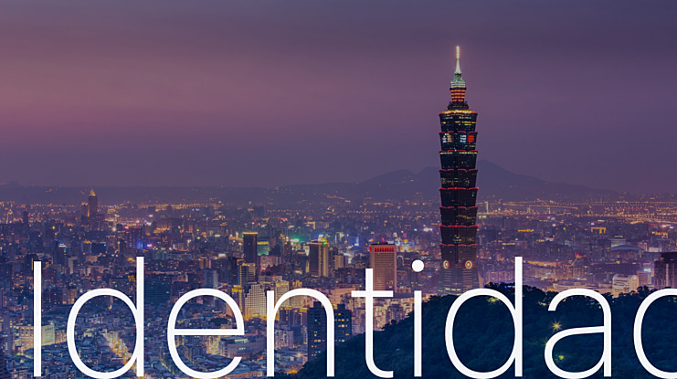 Identidad Font Family