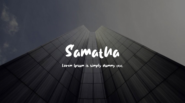 Samatha Font