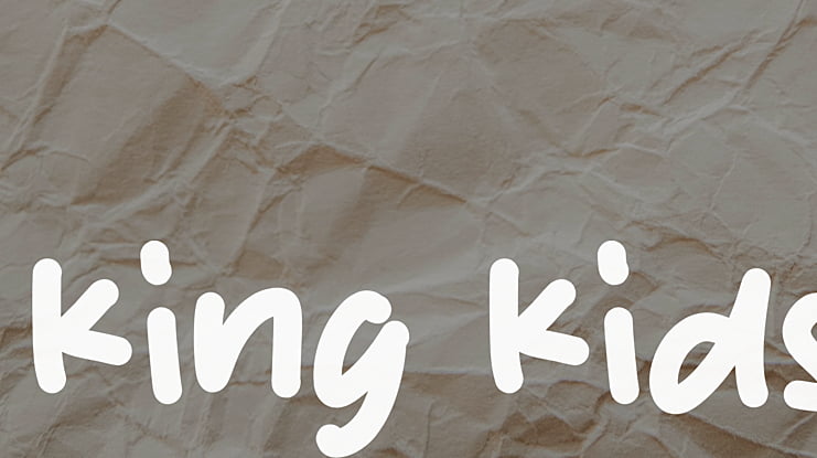 King Kids Font