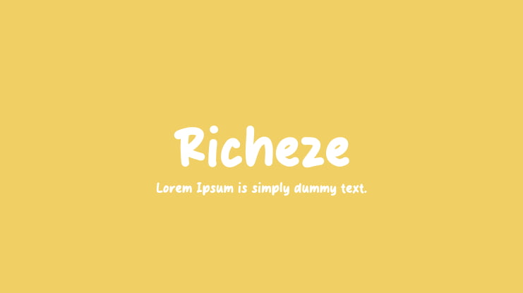 Richeze Font