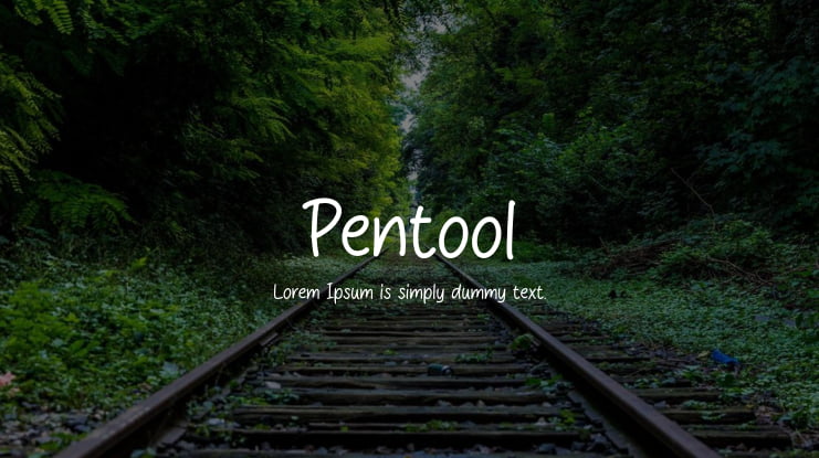 Pentool Font