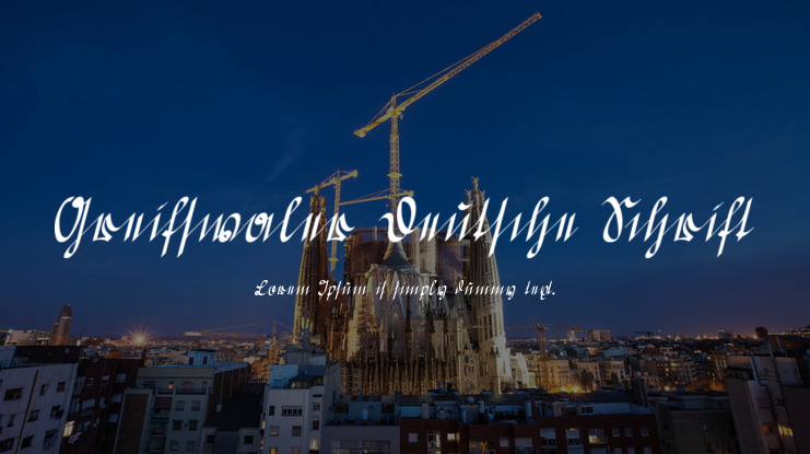 Greifswaler Deutsche Schrift Font