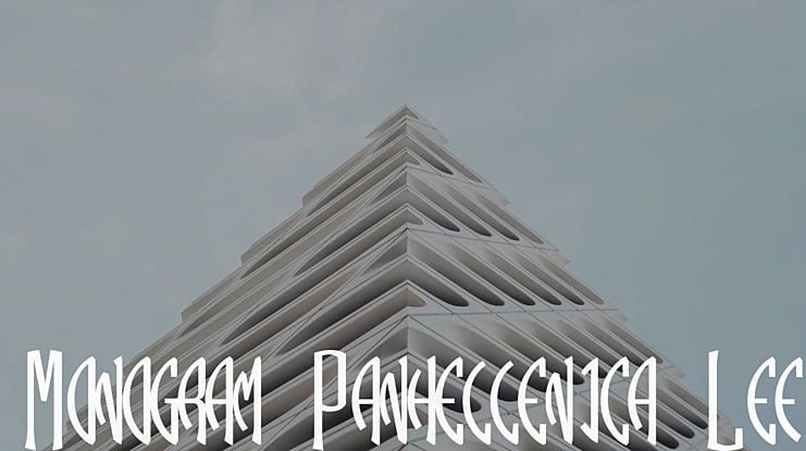 Monogram Panhellenica Left Font Family