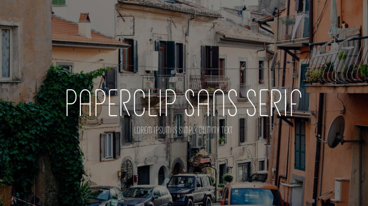 Paperclip Sans Serif Font