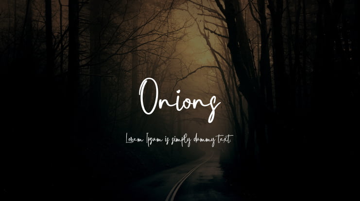 Onions Font