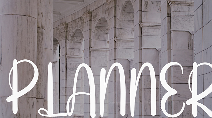 Planner Font