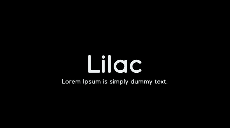 Lilac Font