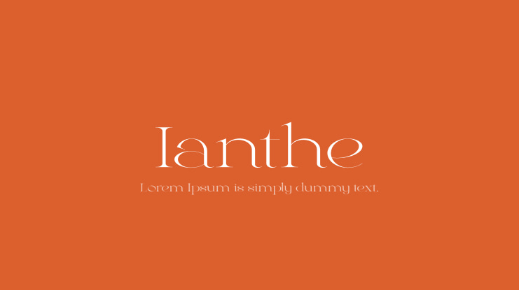 Ianthe Font
