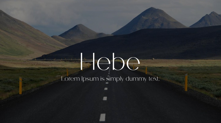 Hebe Font