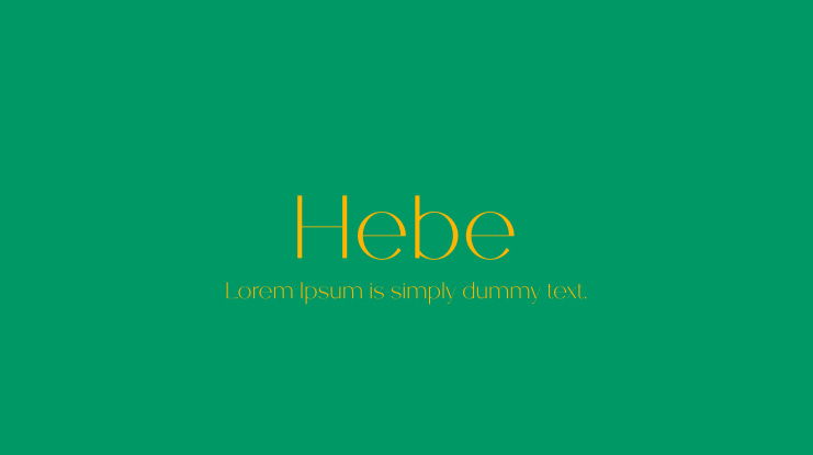 Hebe Font