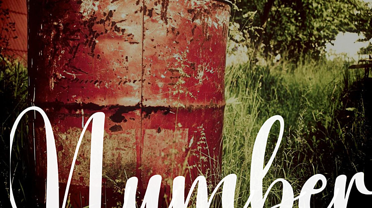 Number Font