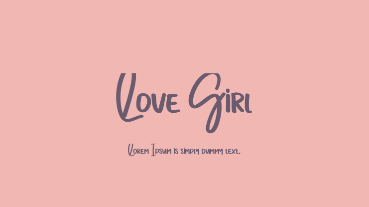 Love Girl Font