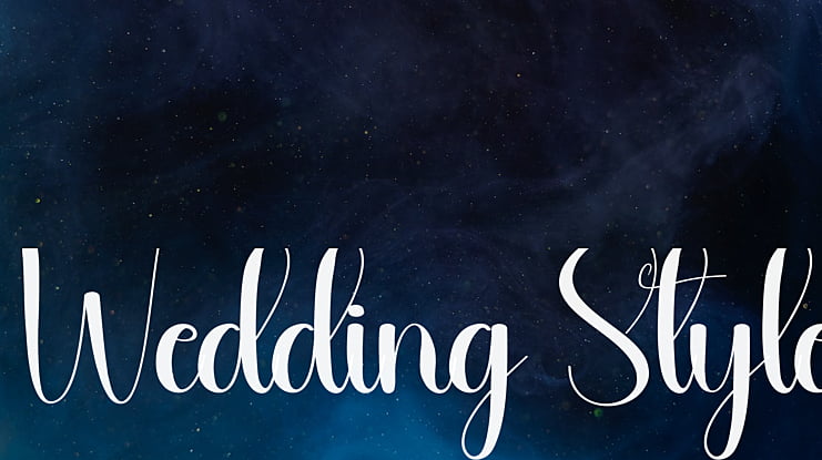 Wedding Style Font