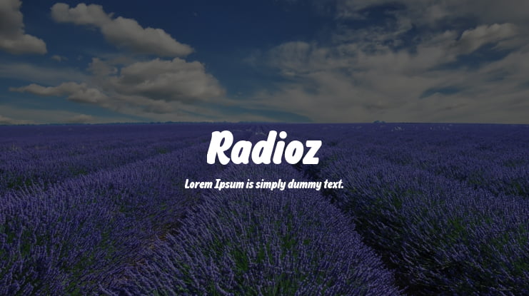 Radioz Font