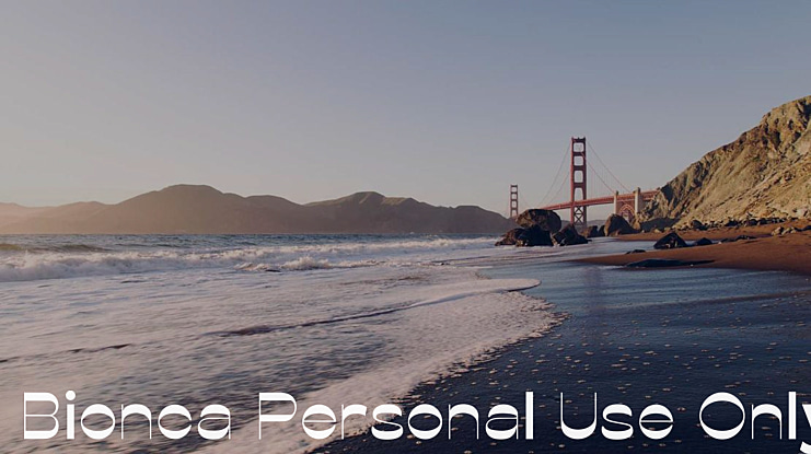 Bionca Personal Use Only Font