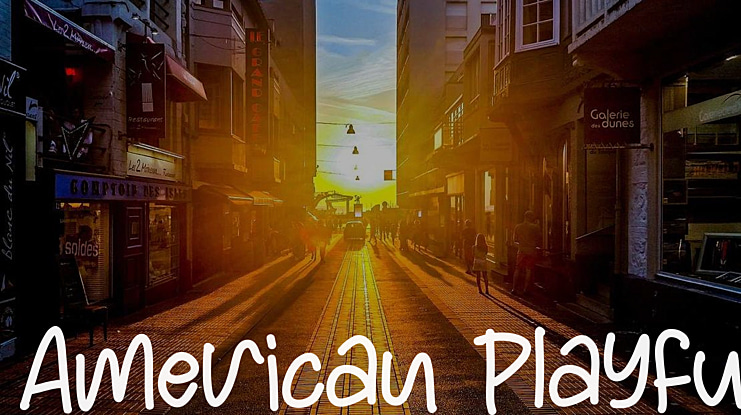 American Playful Font