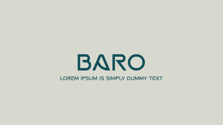 BARO Font
