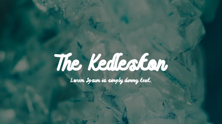 The Kedleston Font