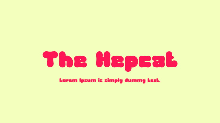 The Hepcat Font Family