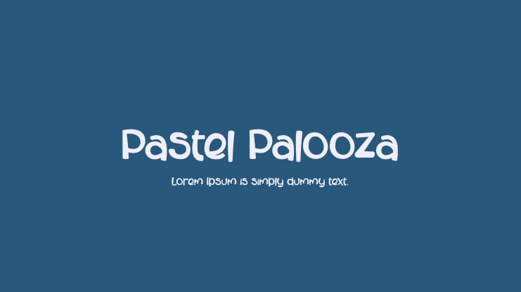 Pastel Palooza Font Family