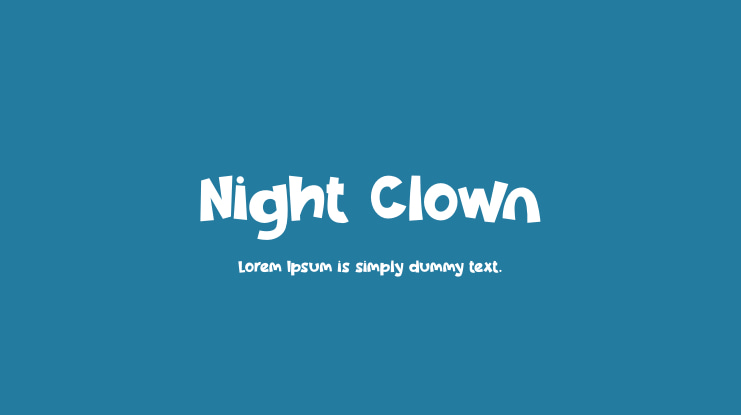 Night Clown Font Family