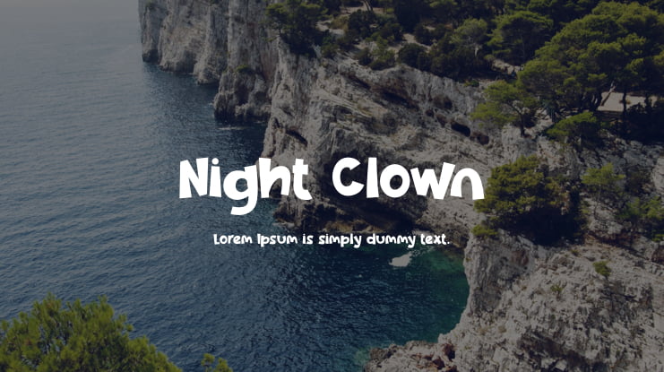 Night Clown Font Family