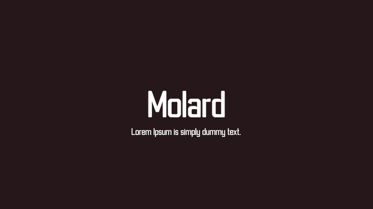 Molard Font Family