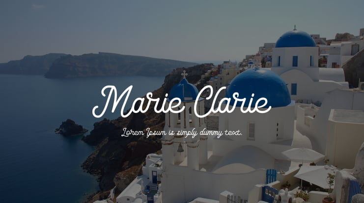 Marie Clarie Font
