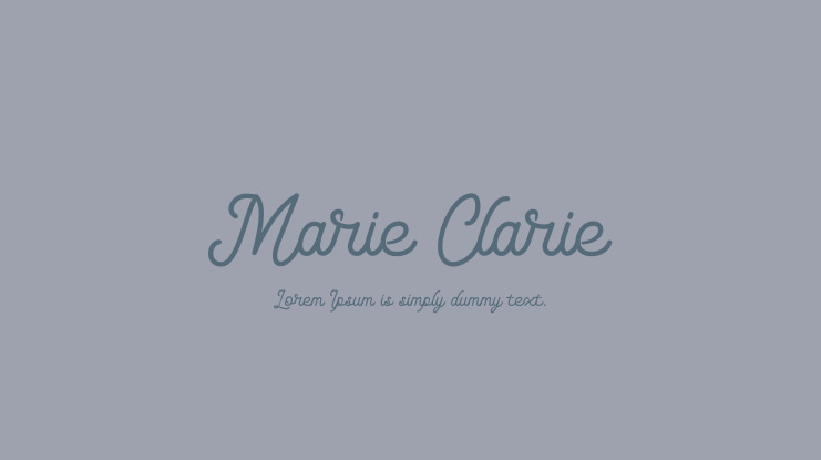 Marie Clarie Font