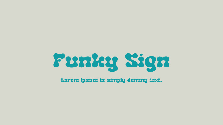 Funky Sign Font Family