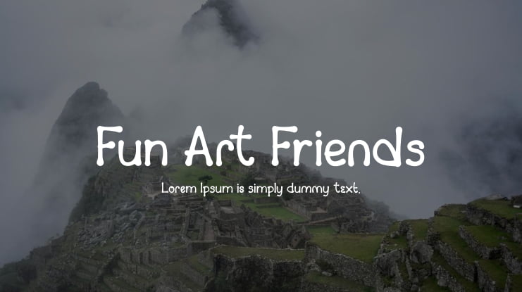 Fun Art Friends Font