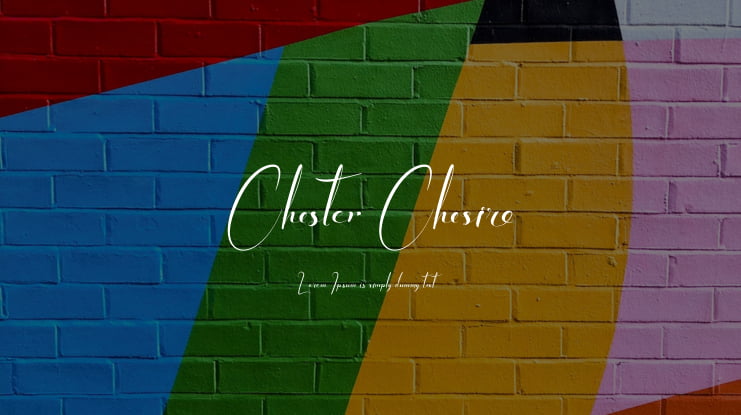 Chester Chesire Font Family