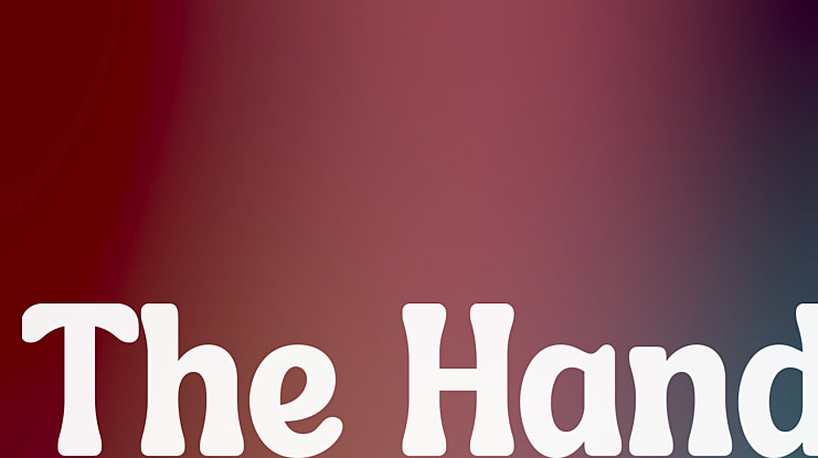 The Hand Font