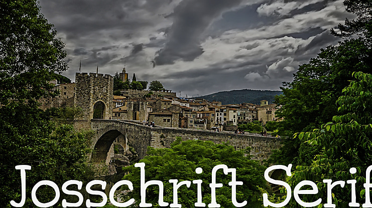 Josschrift Serif Font